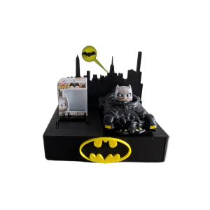 Alternative view of Batman & Batmobile